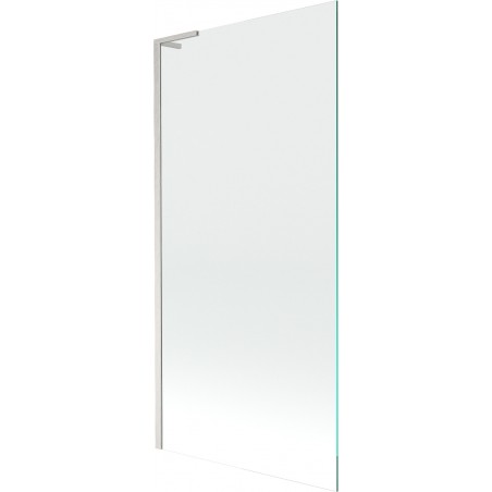 Mexen Next L vonios vonios ekranas 1-duris 90 x 150 cm, permatomas, šlifuotas nikelis - 895-090-000-03-00-97