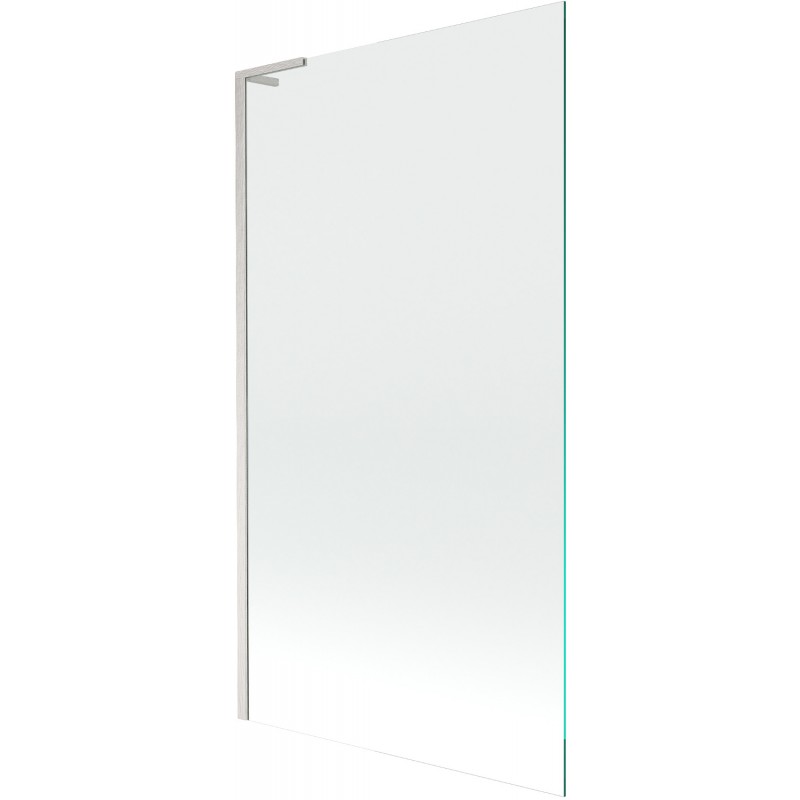 Mexen Next L vonios pertvara su 1 durimis, 100 x 150 cm, skaidrus, šlifuoto nikelio - 895-100-000-03-00-97