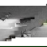 Mexen Next L vonios ekranas, vienos dalies, 70 x 150 cm, matinis, chromas - 895-070-000-03-30-01
