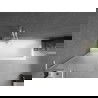 Mexen Next L vonios širmos, 1-sparno, 60 x 150 cm, matinė, balta - 895-060-000-03-30-20