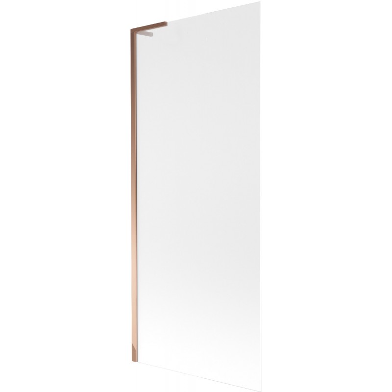 Mexen Next L vonios pertvara, vienos dalies 80 x 150 cm, matinė, rožinis auksas - 895-080-000-03-30-60