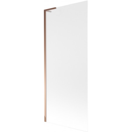 Mexen Next L vonios pertvara, vienos dalies 80 x 150 cm, matinė, rožinis auksas - 895-080-000-03-30-60