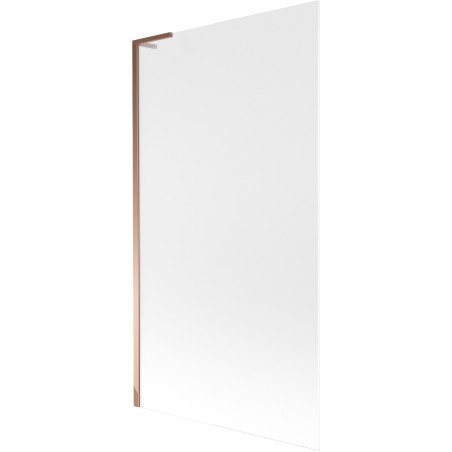 Mexen Next L vonios ekranas 1-durų 100 x 150 cm, matiniai, rožinis auksas - 895-100-000-03-30-60