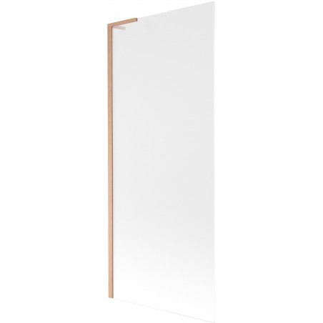 Mexen Next L vonios uždangalas su viena dalimi 80 x 150 cm, šalna, šlifuotas varis - 895-080-000-03-30-65