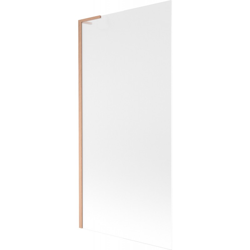 Mexen Next L vonios sienelė 1-duris 90 x 150 cm, matinė, šlifuotas varis - 895-090-000-03-30-65