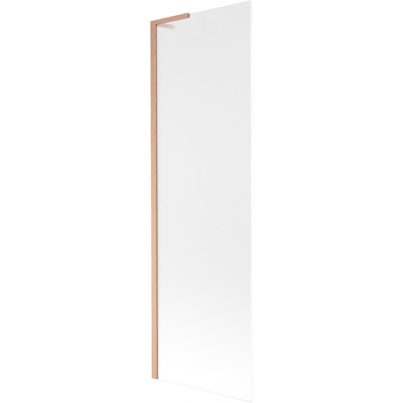 Mexen Next L vonios uždanga 1-durų 60 x 150 cm, matinė, šlifuotas varis - 895-060-000-03-30-65