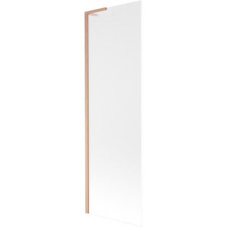 Mexen Next L vonios uždanga 1-durų 60 x 150 cm, matinė, šlifuotas varis - 895-060-000-03-30-65