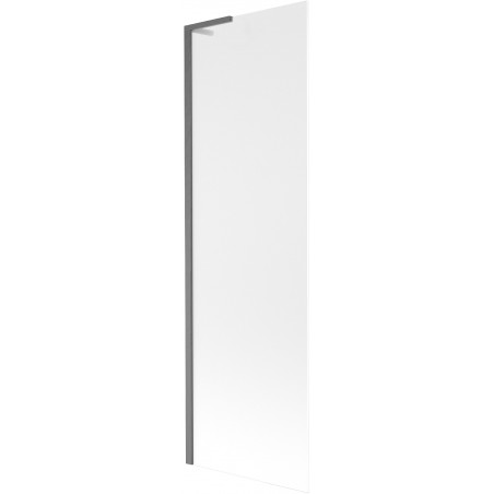 Mexen Next L vonios ekrano 1-durinė 60 x 150 cm, šerkšnas, ginklų pilka šlifuota - 895-060-000-03-30-66