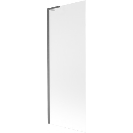 Mexen Next L, 1-panelis vonios paravanas, 70 x 150 cm, matinė, šepetėliu poliruota tamsiai pilka - 895-070-000-03-30-66