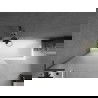 Mexen Next L vonios ekrano skyrius 1-durate 90 x 150 cm, šerkšnas, ginklo metalas - 895-090-000-03-30-95
