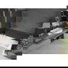 Mexen Next L vienos dalies vonios ekranas, 60 x 150 cm, grafito, chromas - 895-060-000-03-40-01