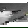 Mexen Next L vienos dalies vonios ekranas, 60 x 150 cm, grafito, chromas - 895-060-000-03-40-01