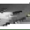 Mexen Next L vonios užuolaida su vienu sparnu 80 x 150 cm, grafitas, chromas - 895-080-000-03-40-01
