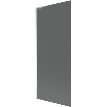 Mexen Next L vonios užuolaida su vienu sparnu 80 x 150 cm, grafitas, chromas - 895-080-000-03-40-01