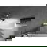 Mexen Next L vonios uždanga 1-skydinė 90 x 150 cm, grafitas, chromas - 895-090-000-03-40-01