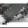 Mexen Next L vonios pertvara, 1-skydinė, 60 x 150 cm, grafitas, baltas - 895-060-000-03-40-20