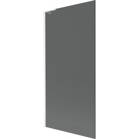 Mexen Next L vonios ekranas su 1 durimis 90 x 150 cm, grafitas, baltas - 895-090-000-03-40-20