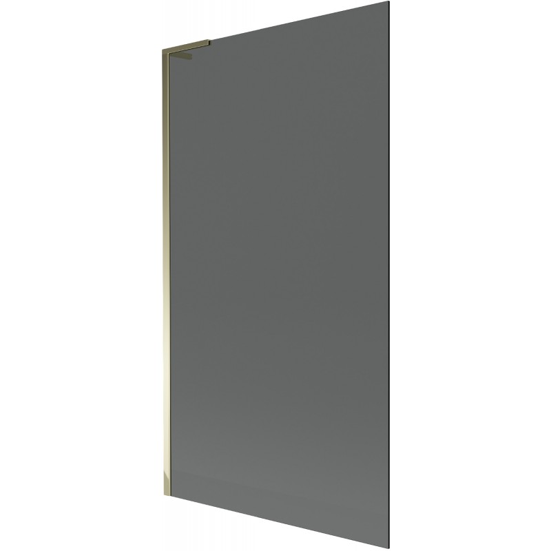 Mexen Next L vienpusis vonios ekranas 100 x 150 cm, grafitas, auksinis - 895-100-000-03-40-50