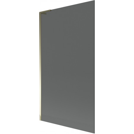 Mexen Next L vienpusis vonios ekranas 100 x 150 cm, grafitas, auksinis - 895-100-000-03-40-50