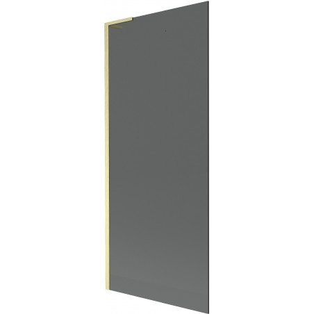 Mexen Next L vonios sienelė, 1-duris, 80 x 150 cm, grafitas, šlifuotas auksas - 895-080-000-03-40-55