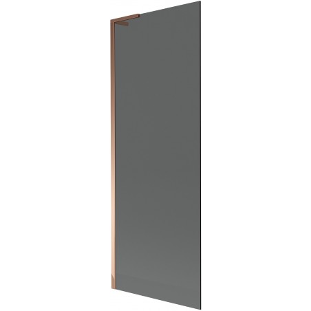 Mexen Next L vonios sienelė, 1-duris, 70 x 150 cm, grafitas, rožinis auksas - 895-070-000-03-40-60