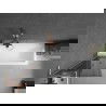 Mexen Next L vonios ekrano viena duris 60 x 150 cm, grafitas, šlifuotas varis - 895-060-000-03-40-65