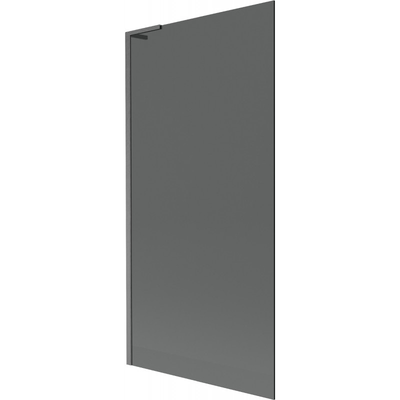 Mexen Next L vonios pertvara su 1 sparnu 90 x 150 cm, grafitas, šlifuotas ginklų pilkas - 895-090-000-03-40-66