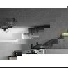 Mexen Next L vonios ekrano 1-sparno 70 x 150 cm, grafitas, juoda - 895-070-000-03-40-70