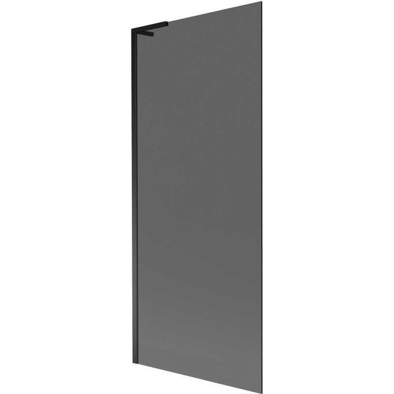 Mexen Next L vienos dalies vonios ekranas 80 x 150 cm, grafitas, juodas - 895-080-000-03-40-70