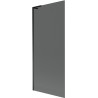 Mexen Next L vienos dalies vonios ekranas 80 x 150 cm, grafitas, juodas - 895-080-000-03-40-70