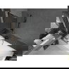 Mexen Next L vonios ekrano pertvara, 1 durys, 60 x 150 cm, grafitas, juoda - 895-060-000-03-40-70