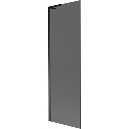 Mexen Next L vonios ekrano pertvara, 1 durys, 60 x 150 cm, grafitas, juoda - 895-060-000-03-40-70