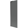 Mexen Next L vonios ekrano pertvara, 1 durys, 60 x 150 cm, grafitas, juoda - 895-060-000-03-40-70