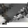Mexen Next L vonios pertvara, 1-duris 70 x 150 cm, grafitas, ginklo metalas - 895-070-000-03-40-95