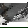 Mexen Next L vonios pertvaras 1-duris 90 x 150 cm, grafitas, gun metal - 895-090-000-03-40-95