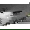 Mexen Next L vonios pertvaras 1-duris 90 x 150 cm, grafitas, gun metal - 895-090-000-03-40-95