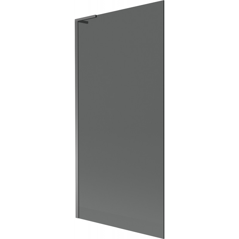 Mexen Next L vonios pertvaras 1-duris 90 x 150 cm, grafitas, gun metal - 895-090-000-03-40-95
