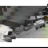 Mexen Next L vonios pertvara 1-durų 70 x 150 cm, juodas raštas, chromas - 895-070-000-03-70-01