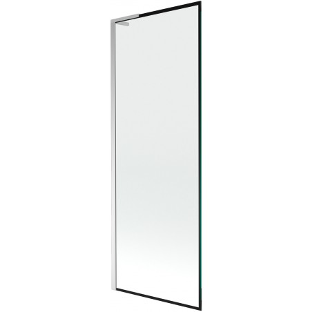Mexen Next L vonios pertvara 1-durų 70 x 150 cm, juodas raštas, chromas - 895-070-000-03-70-01