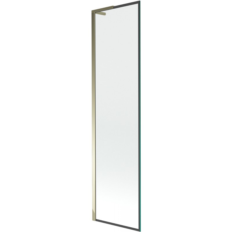 Mexen Next L vonios dušo pertvara 1-durys 50 x 150 cm, juodas raštas, auksinis - 895-050-000-03-70-50