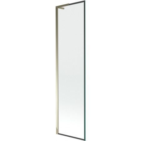 Mexen Next L vonios dušo pertvara 1-durys 50 x 150 cm, juodas raštas, auksinis - 895-050-000-03-70-50