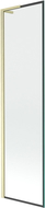 Mexen Next L vonios sienelė 1-durio 50 x 150 cm, juodas rėmas, auksinis šlifuotas - 895-050-000-03-70-55