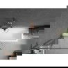 Mexen Next L vonios sienelė 1-durų 80 x 150 cm, juodas raštas, rožinis auksas - 895-080-000-03-70-60
