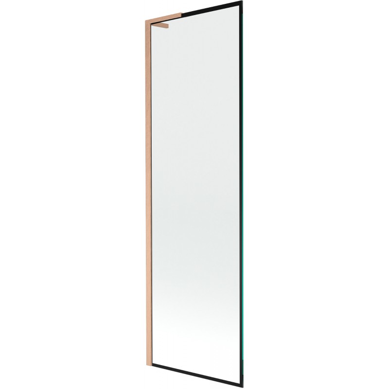Mexen Next L vonios pertvara 1-durų 60 x 150 cm, juodas raštas, šlifuotas varis - 895-060-000-03-70-65