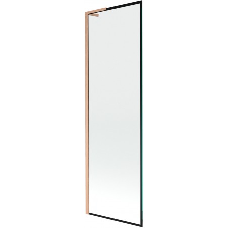 Mexen Next L vonios pertvara 1-durų 60 x 150 cm, juodas raštas, šlifuotas varis - 895-060-000-03-70-65