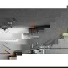 Mexen Next L vonios pertvara su 1-duris 100 x 150 cm, juodas raštas, šlifuota varis - 895-100-000-03-70-65