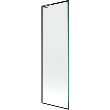 Mexen Next L vienasparnis vonios pertvaras 60 x 150 cm, juodas rėmelis, šlifuotas ginklas pilkas - 895-060-000-03-70-66