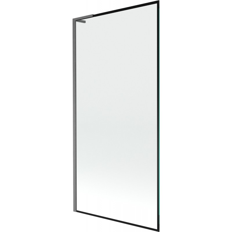 Mexen Next L vonios sienelė 1-durų 90 x 150 cm, juodas raštas, gun grey šlifuotas - 895-090-000-03-70-66