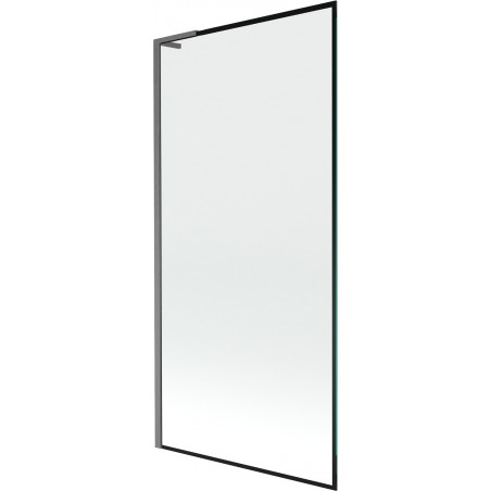 Mexen Next L vonios sienelė 1-durų 90 x 150 cm, juodas raštas, gun grey šlifuotas - 895-090-000-03-70-66