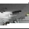 Mexen Next L vonios panelis su vienu sparnu 100 x 150 cm, juodas raštas, šlifuotas gun gray - 895-100-000-03-70-66